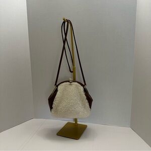 Portafina Frame Crossbody by Patricia Nash – Classic Elegance in Natural Leather